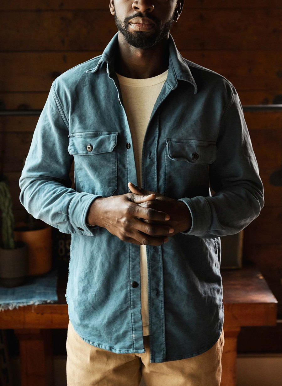 i+w woven shirts The Griffin Workshirt In Spruce Shirts