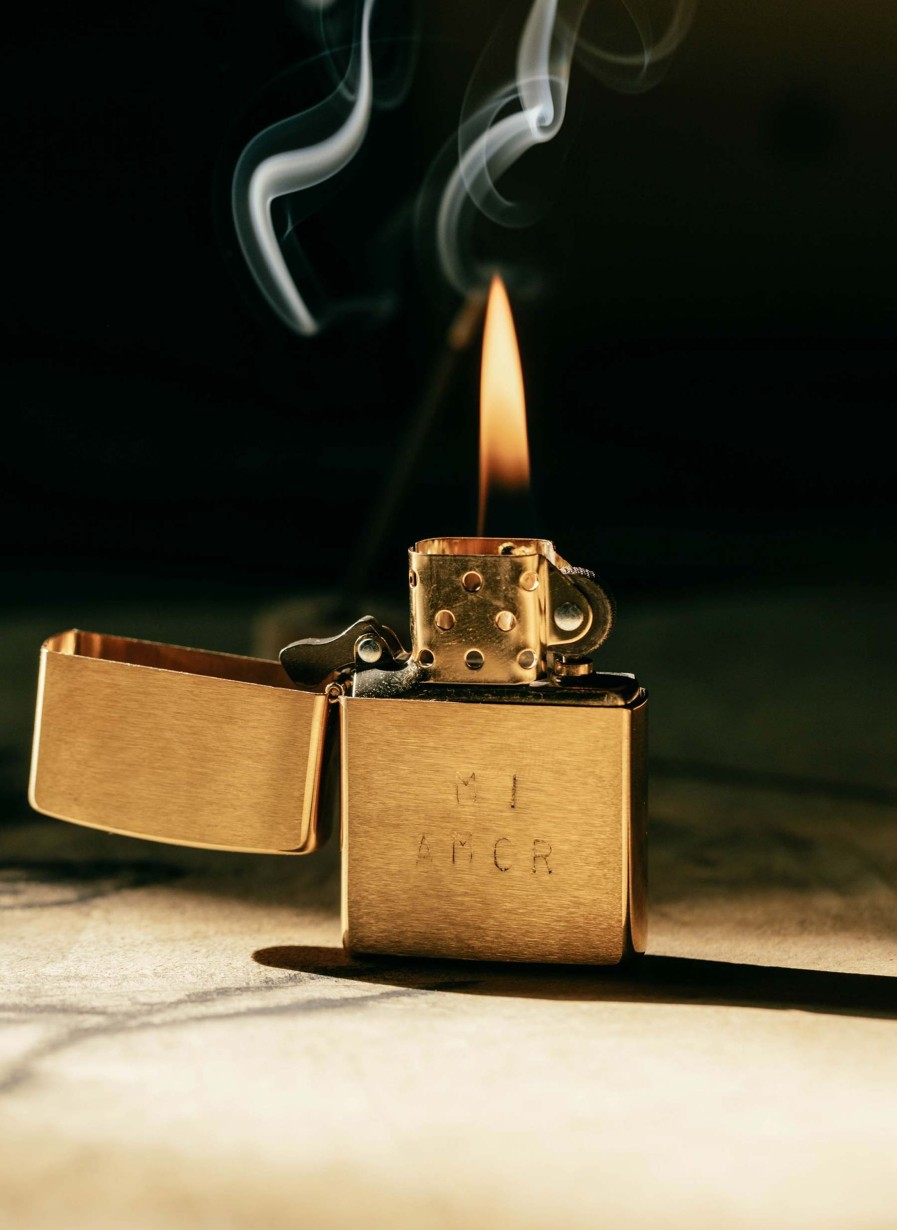 i+w accessories Hand Stamped "Mi Amor" Zippo Home Goods