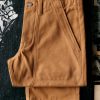 i+w non-denim bottoms Hencye Canvas Workpant In Brown Pants & Shorts