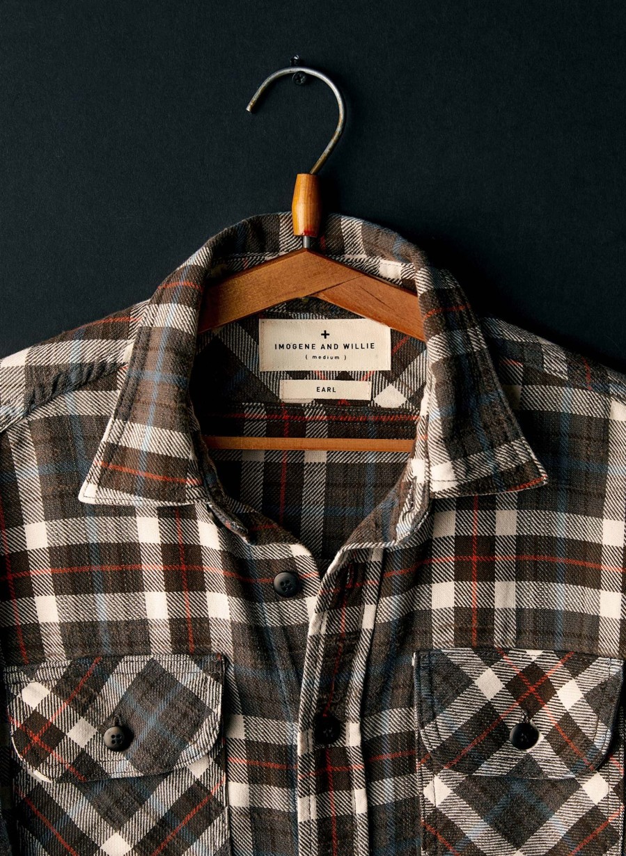 i+w woven shirts Earl Plaid In Holcomb Shirts