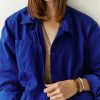 i+w outerwear The Painters Coat In Klein Blue Jackets