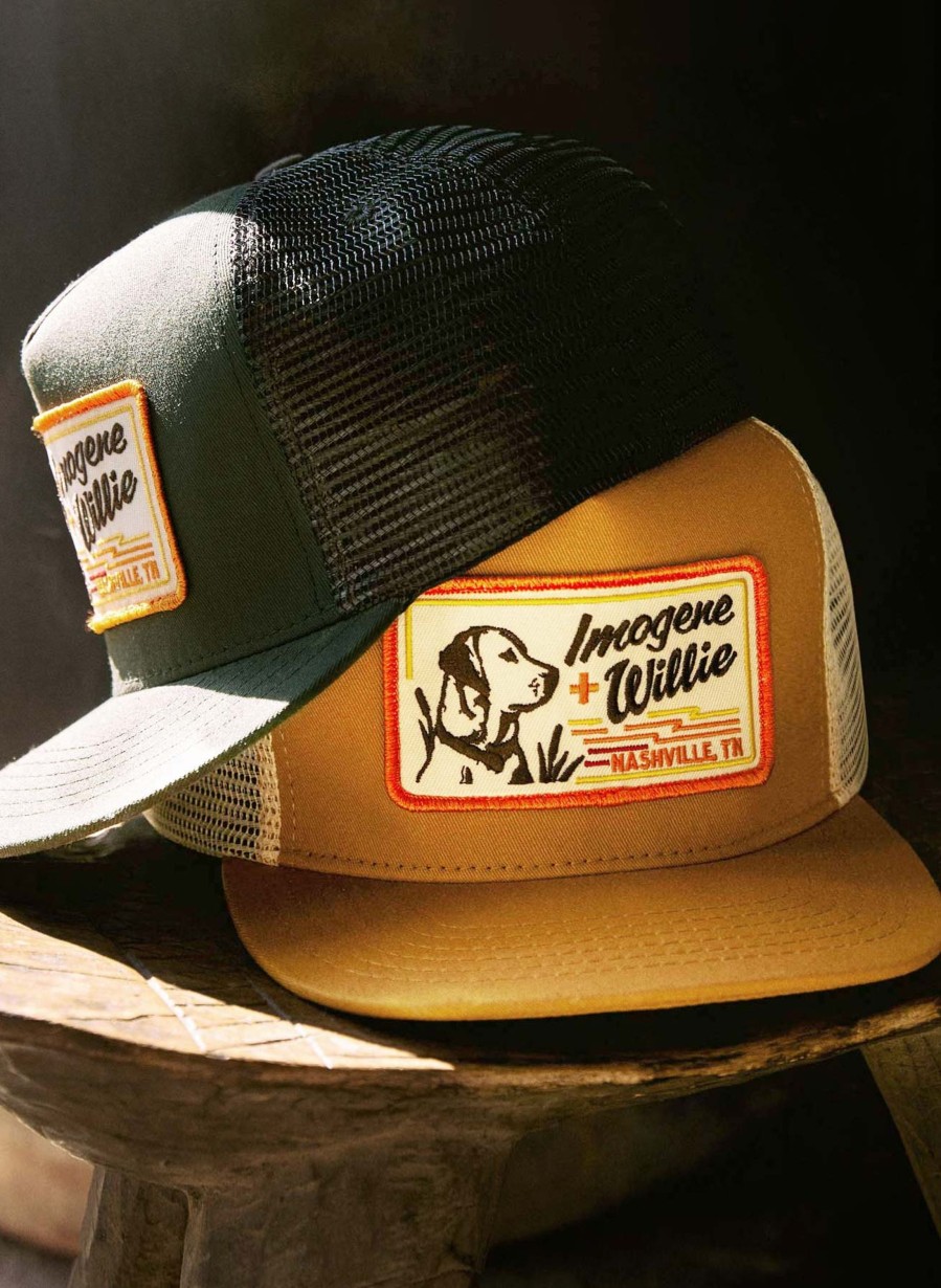 3rd party-ch headwear The "Bird Dog" Trucker In Gold Accessories