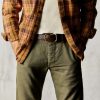 i+w non-denim bottoms Oscar Washed Olive Canvas Pants & Shorts