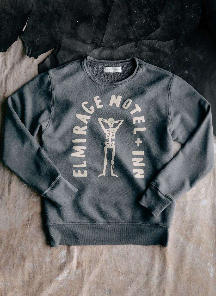 i+w knits The "El Mirage" Sweatshirt In Grey Knits & Sweaters