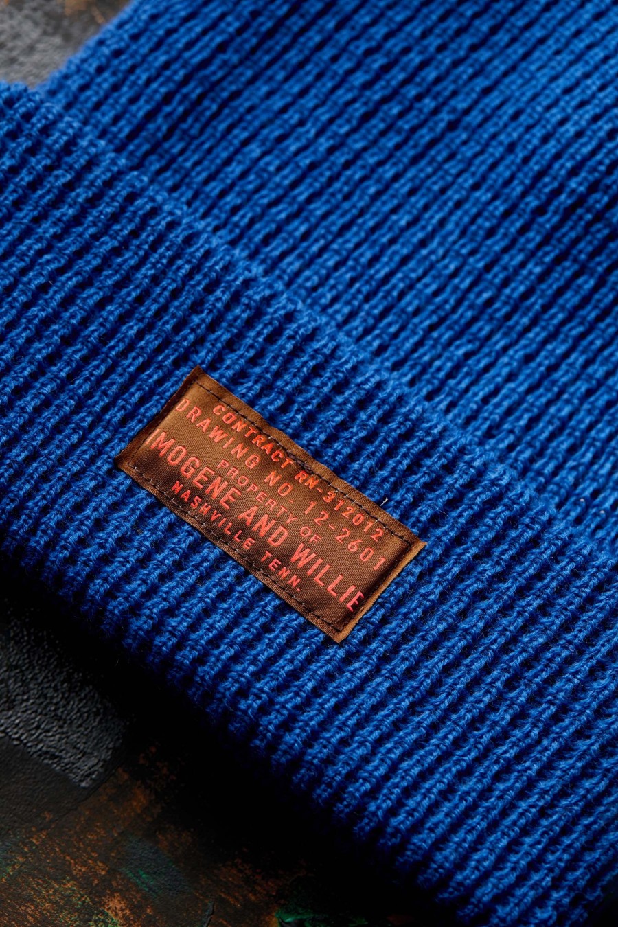 3rd party-ny hat co The I+W Klein Blue Waffle Cap Accessories