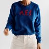 i+w knits The "Mf" Sweatshirt In Klein Blue Knits & Sweaters