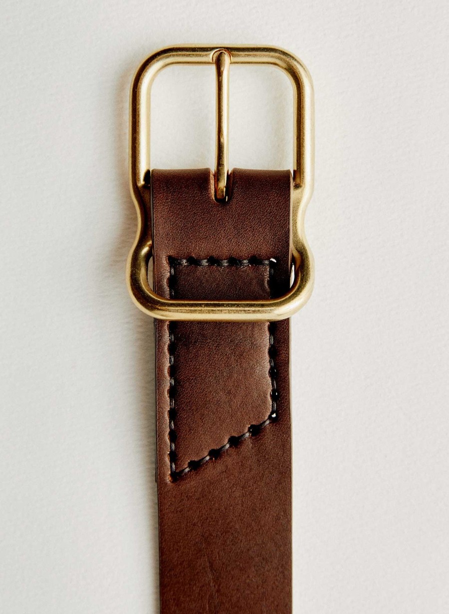 3rd party-emil erwin Emil Erwin Signature Belt Walnut Accessories