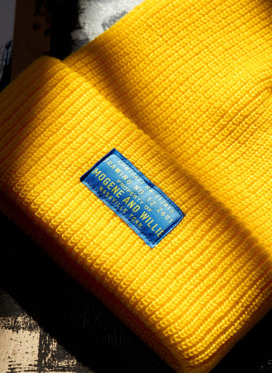 3rd party-ny hat co The I+W Yellow Rib Cap Accessories