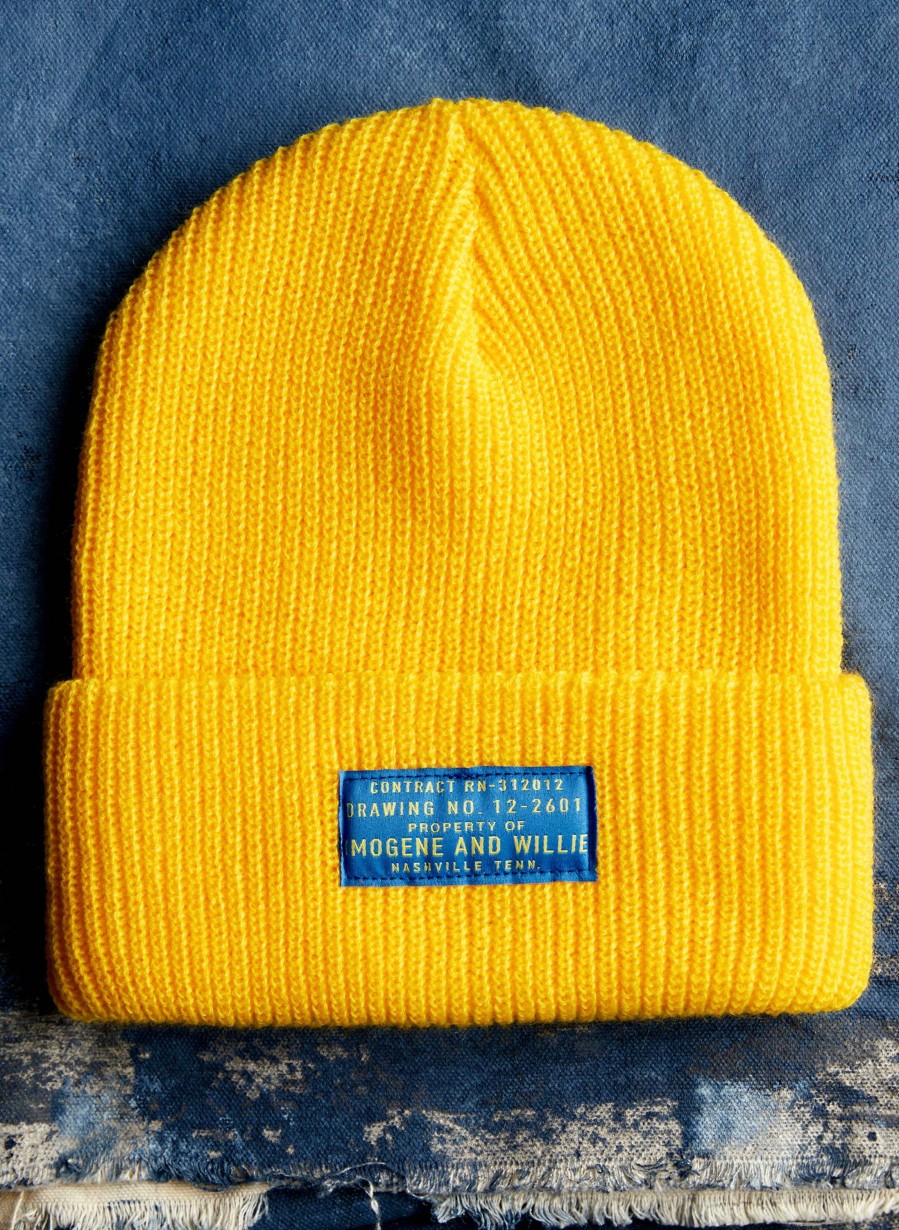 3rd party-ny hat co The I+W Yellow Rib Cap Accessories