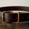 3rd party-emil erwin Emil Erwin Signature Belt Dark Brown Accessories