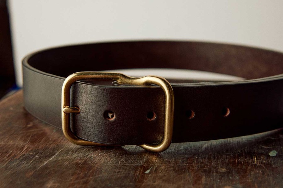 3rd party-emil erwin Emil Erwin Signature Belt Dark Brown Accessories