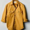 i+w woven shirts The Griffin Workshirt In Amber Shirts