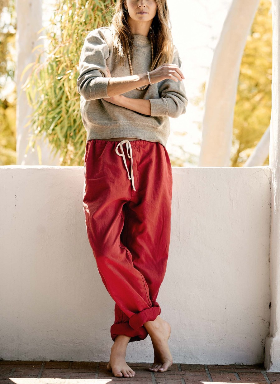 i+w non-denim bottoms The Lounge Pant In Poppy Pants & Shorts