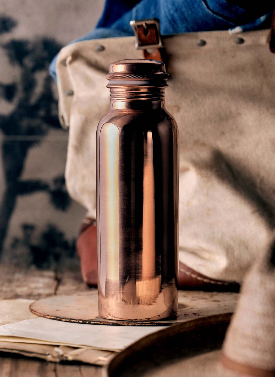 3rd party-far west collective Far West El Cosmico Copper Water Bottle Home Goods