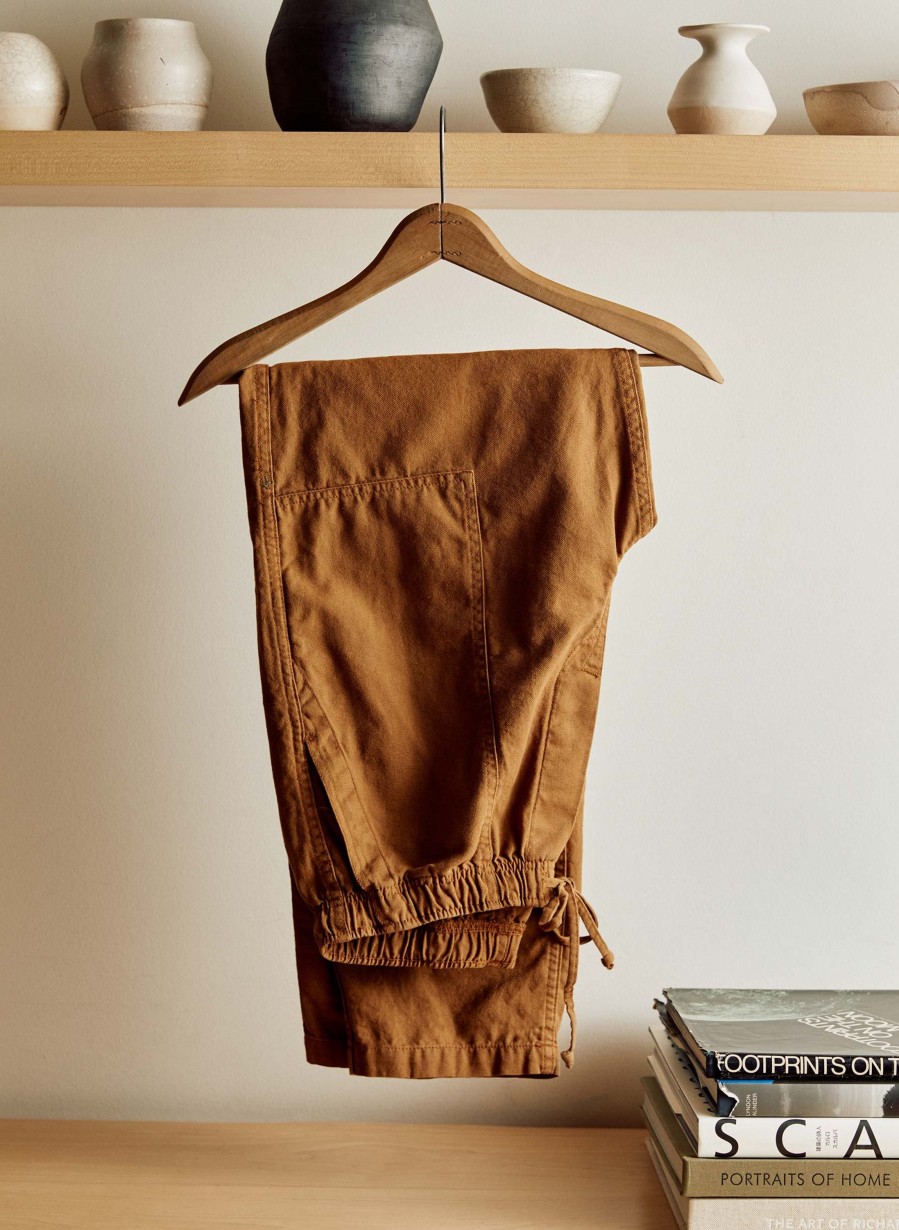 i+w non-denim bottoms The Ventura Chore Pant In Field Brown Pants & Shorts