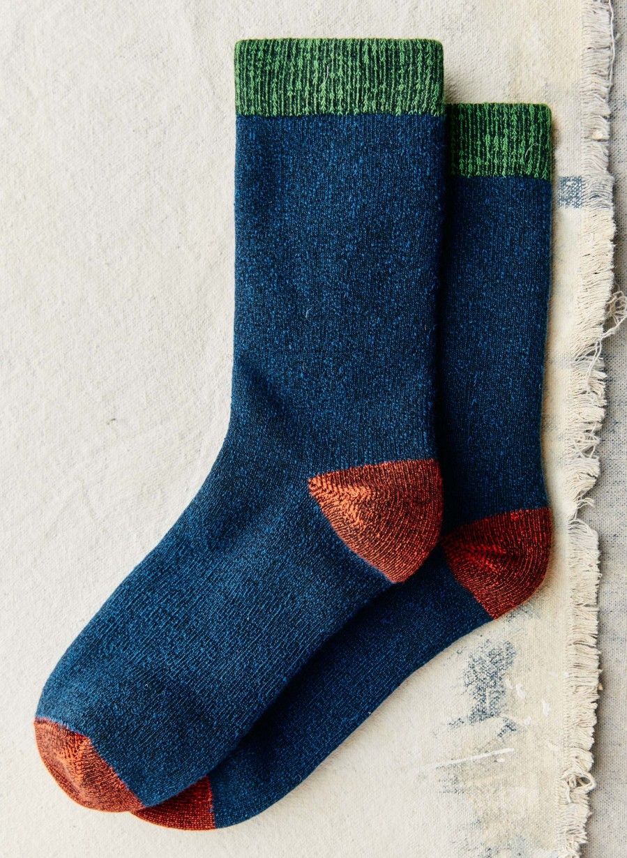 3rd party-little river Boot Sock In Cabin Blue Accessories