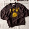 i+w knits The "Hellcat" Sweatshirt In Faded Brown Knits & Sweaters