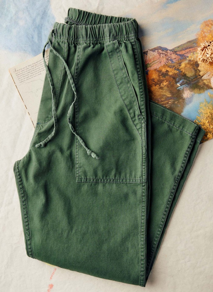 i+w non-denim bottoms The Ventura Chore Pant In Forest Pants & Shorts