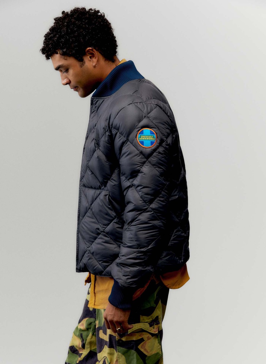 3rd party-crescent down works I+W X Crescent Down Works Quilted Bomber Jackets