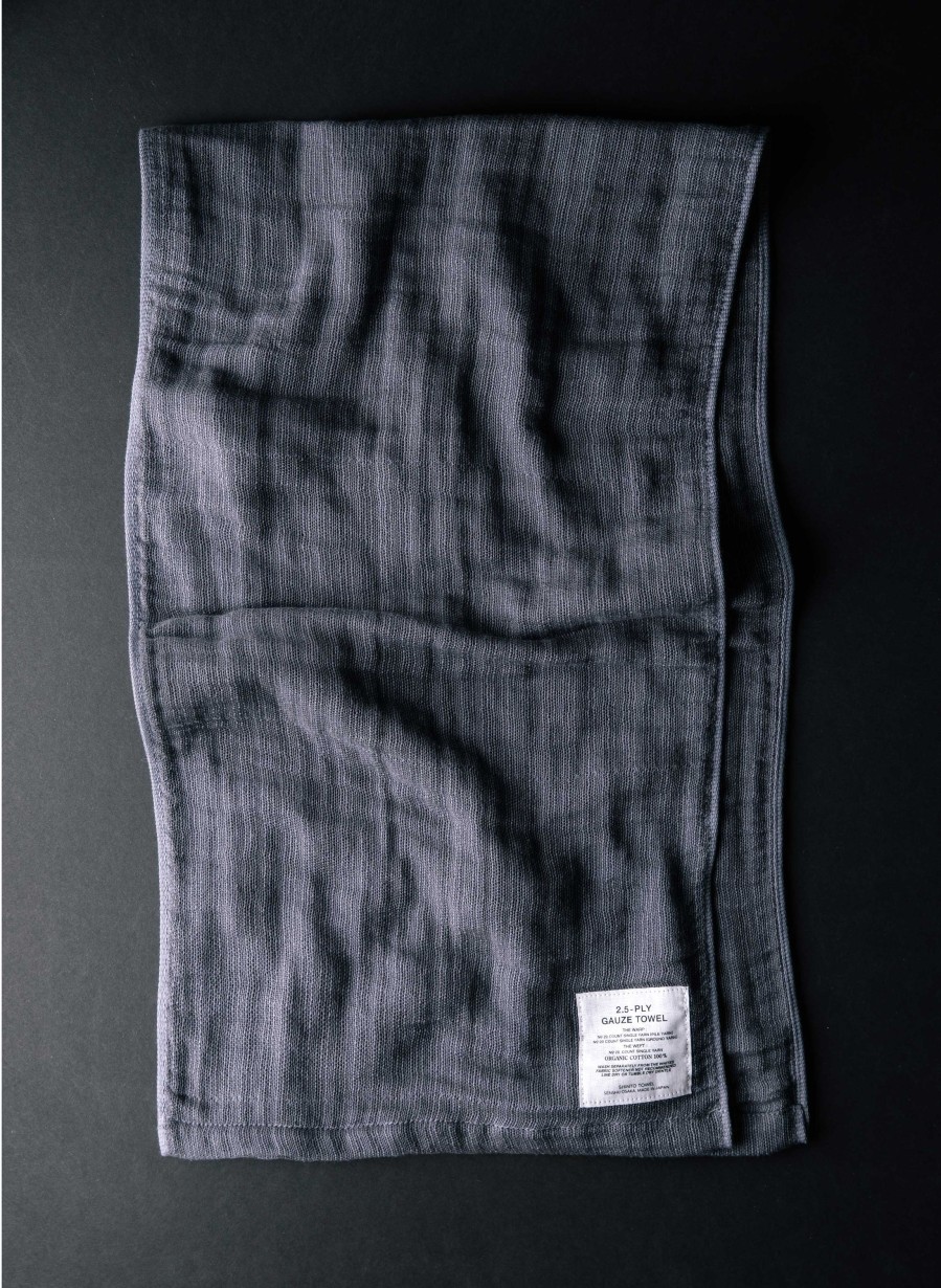 3rd party-morihata Morihata Gauze Towel In Charcoal Home Goods